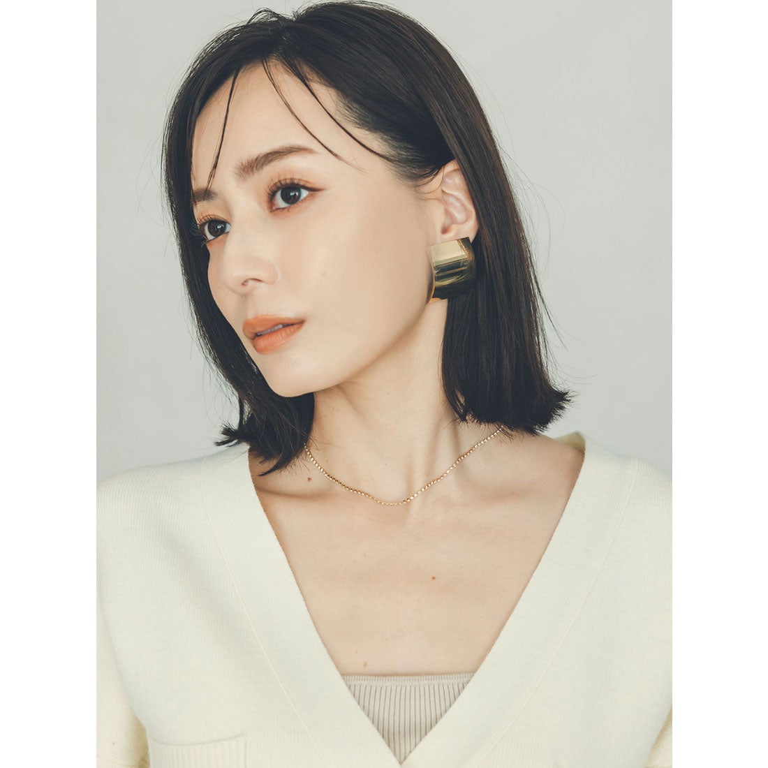 アニュアンス anuans ダイヤレーンネックレス （GOLD） - ファッション 