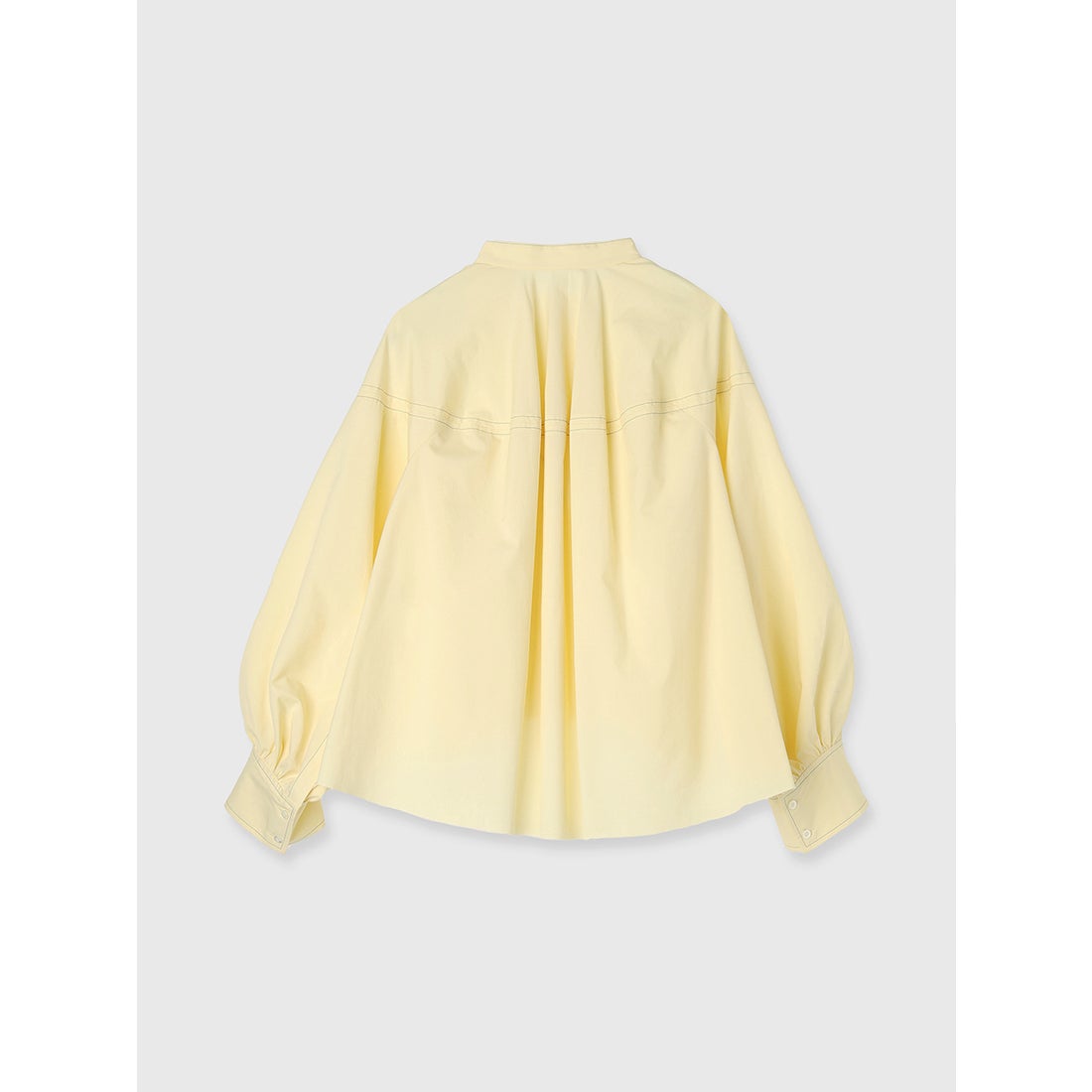 アニュアンス anuans フォルムフレアシャツブラウス （YELLOW 