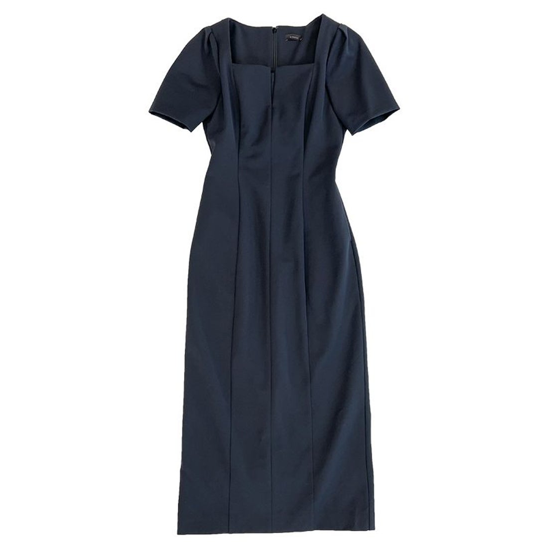 アニュアンス anuans スクエアネックコクーンワンピース （NAVY