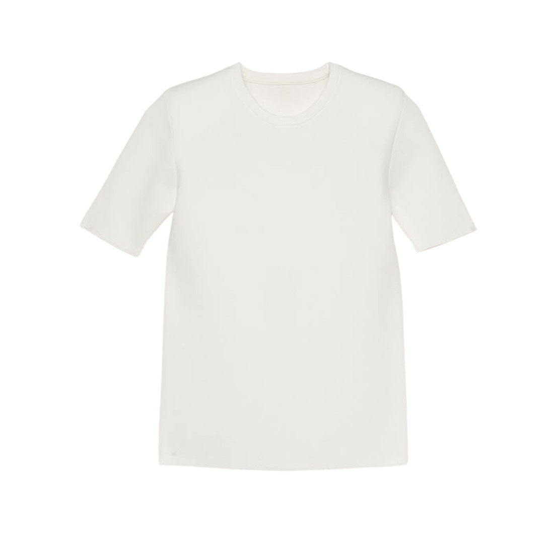 アニュアンス anuans コンパクトシルエットニットプルオーバー （WHITE
