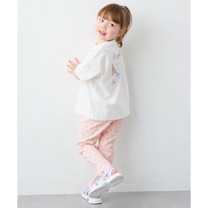【綿100%】バックプリント オーバーサイズTシャツ （ピンク×スイーツ）｜詳細画像