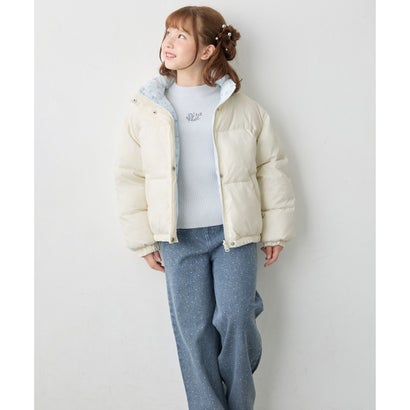 ANY KIDS 中綿リバーシブルゾン （エクリュ×小花柄）｜詳細画像