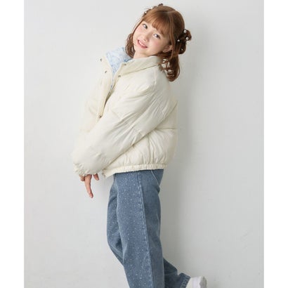 ANY KIDS 中綿リバーシブルゾン （エクリュ×小花柄）｜詳細画像