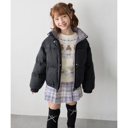 ANY KIDS 中綿リバーシブルゾン （エクリュ×小花柄）｜詳細画像