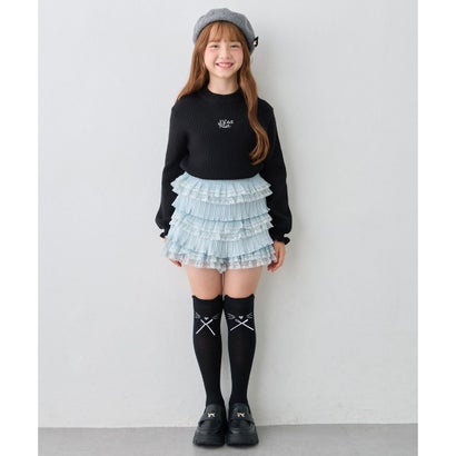 ミルフィーユ レースショートパンツ （サックスブルー）｜詳細画像