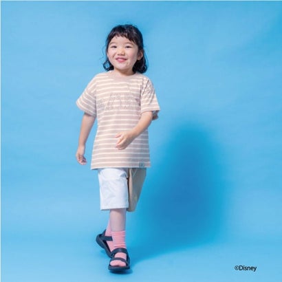【Disney】ピーター・パン/発砲プリント半袖Tシャツ （ベージュ）｜詳細画像