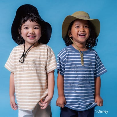 【Disney】ピーター・パン/発砲プリント半袖Tシャツ （ベージュ）｜詳細画像