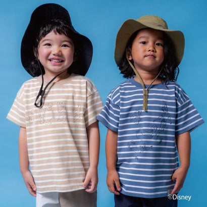【Disney】ピーター・パン/発砲プリント半袖Tシャツ （ベージュ）｜詳細画像