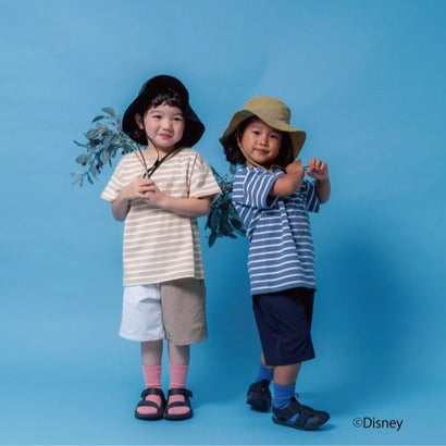 【Disney】ピーター・パン/発砲プリント半袖Tシャツ （ベージュ）｜詳細画像