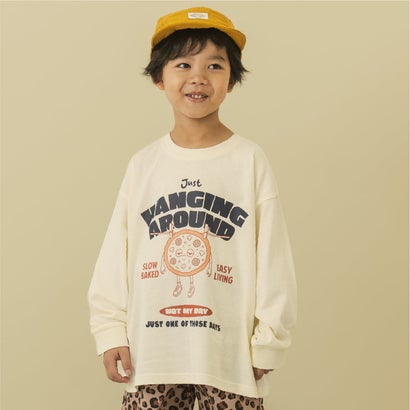 【365D.】OFUZAKEワイド長袖Tシャツ （グレージュ）｜詳細画像