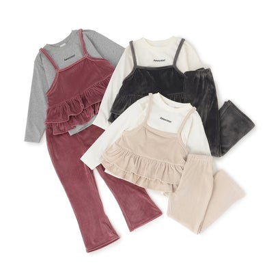 のびのびカットコーデュロイSETUP （チャコール）｜詳細画像