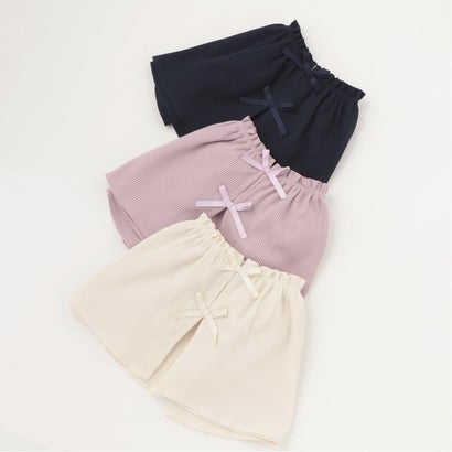 アンドディー. プティマイン and D. petit main ワッフルキャミセット長袖Tシャツ （紺）｜詳細画像