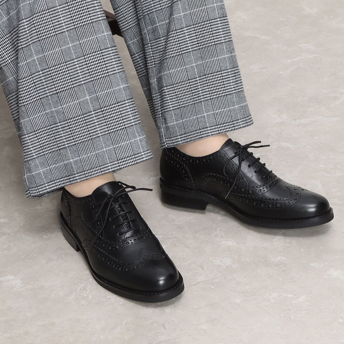 アポム APOM ブローグシューズ30（ブラック） -靴＆ファッション通販 ...