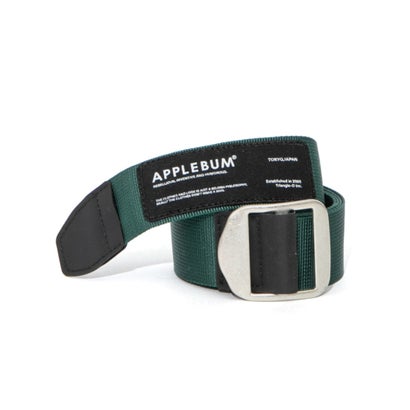 アップルバム APPLEBUM ロゴ ラベル ベルト（Logo Label Belt） （Green）｜詳細画像