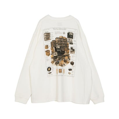 アップルバム APPLEBUM ザ サイエンス オブ ザ ブレイクス ロングスリーブ Tシャツ（”THE SCIENCE OF THE BREAKS” L/S T-SHIRT） （Natural）｜詳細画像