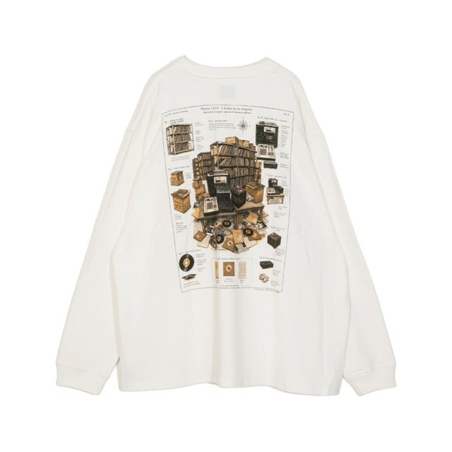 ザ サイエンス オブ ザ ブレイクス ロングスリーブ Tシャツ（”THE SCIENCE OF THE BREAKS” L/S T-SHIRT） （Natural）