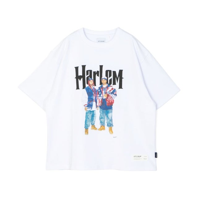 ハーレム Tシャツ（“Harlem” T-shirt） （White）