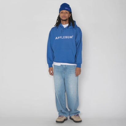 ロゴ エンブロイダリー フーディー（Logo Embroidery Hoodie） （Blue）｜詳細画像