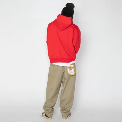 ロゴ エンブロイダリー フーディー（Logo Embroidery Hoodie） （Red）｜詳細画像