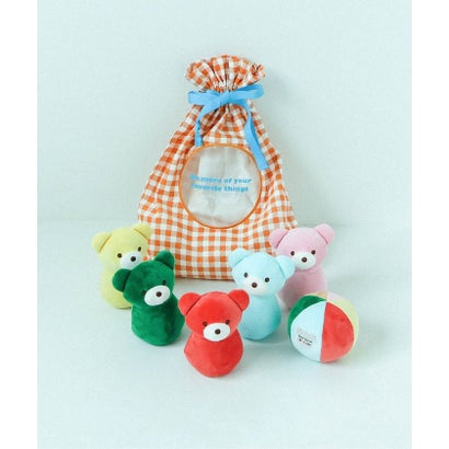 tiny bear Palette ボーリングセット （レインボー）｜詳細画像