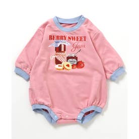 【リンク】バラエティ転写モチーフボディースーツ 【返品不可商品】 （ピンク）