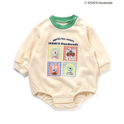 ICCH'S HANDMADE裏毛ボディースーツ 【返品不可商品】 （ブルー）｜詳細画像