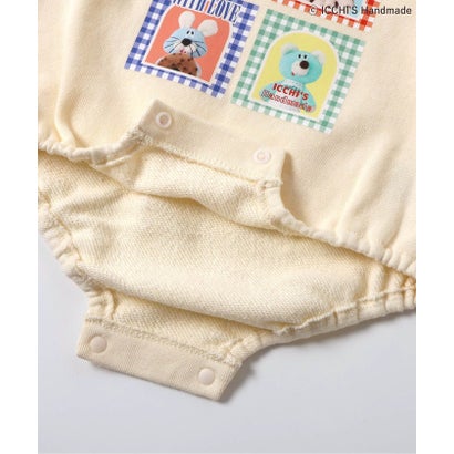 ICCH'S HANDMADE裏毛ボディースーツ 【返品不可商品】 （クリーム）｜詳細画像