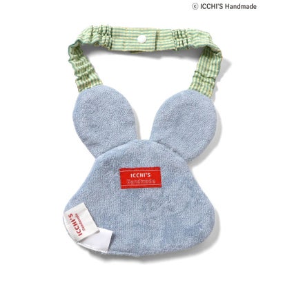 ICCHI'S HANDMADEフェイスモチーフスタイ 【返品不可商品】 （ブラウン）｜詳細画像