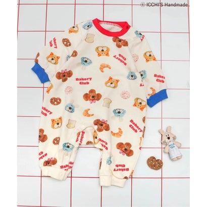 ICCH'S HANDMADE裏毛カバーオール 【返品不可商品】 （アイボリー）｜詳細画像