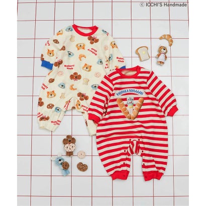 ICCH'S HANDMADE裏毛カバーオール 【返品不可商品】 （アイボリー）｜詳細画像