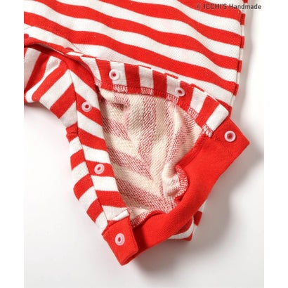 ICCH'S HANDMADE裏毛カバーオール 【返品不可商品】 （レッド）｜詳細画像