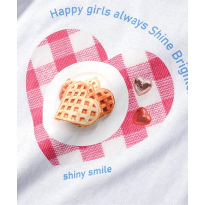 アプレ レ クール apres les cours WEB限定 GIRLSモチーフTシャツ （オフホワイト）｜詳細画像