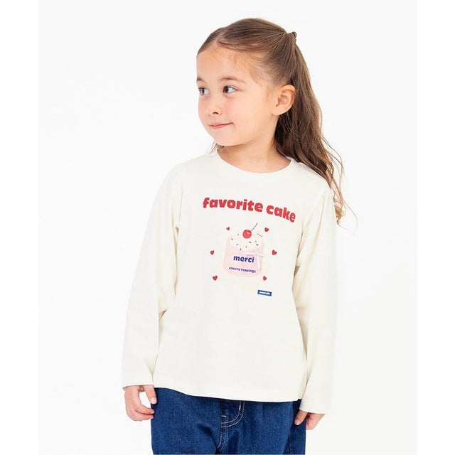 WEB限定 GIRLSモチーフTシャツ （オフホワイト）