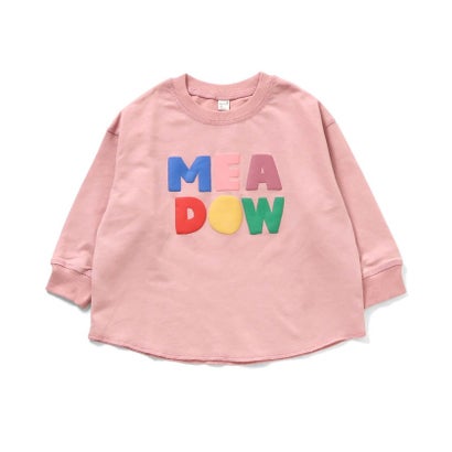 アソートロゴスウェットライクTシャツ （ブラウン）｜詳細画像