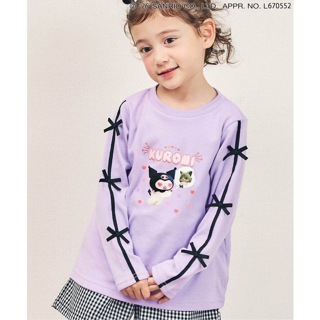 NETFLIX MYMELODY＆KUROMI 転写Tシャツ  （ラベンダー）