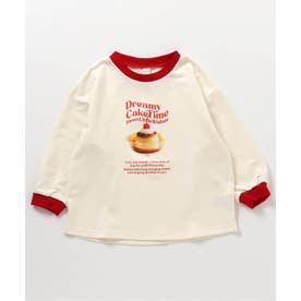 【リンク】バラエティ転写モチーフTシャツ  （アイボリー）