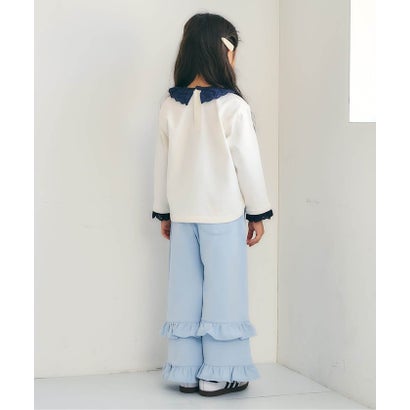 レースドッキングロゴTシャツ  （グリーン）｜詳細画像