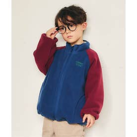 リバーシブルフリースアウター （チェック柄）