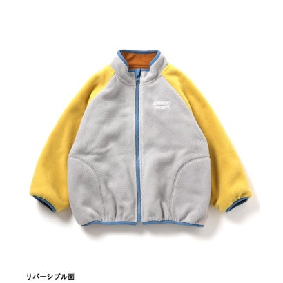 リバーシブルフリースアウター （キャメル）｜詳細画像