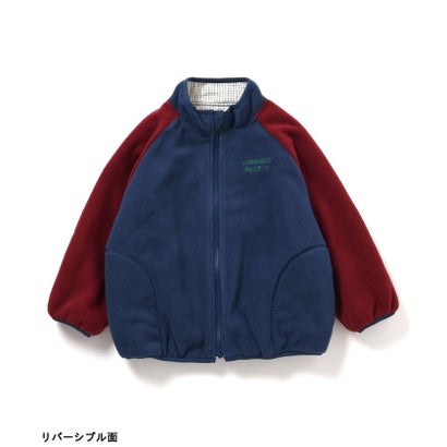 リバーシブルフリースアウター （キャメル）｜詳細画像
