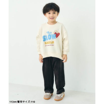 あったかカットコールパンツ(ストレート) 10分丈 （ベージュ）｜詳細画像