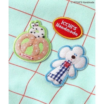 ICCHI'S HANDMADEモチーフ付きトレーナー （ブラウン）｜詳細画像