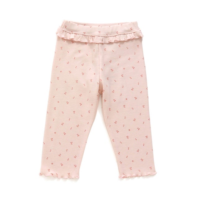 フリルレギンス/7days Style pants 7分丈 （ピンク）