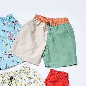 水陸両用ハーフパンツ｜7days Style pants  4分丈【返品不可商品】 （レインボー）
