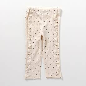 ひんやりフリルレギンス｜7days Style pants  7分丈 （ドット柄）