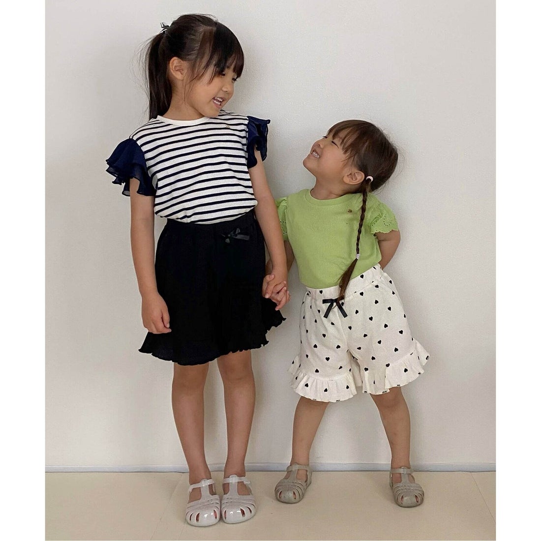 アプレ レ クール apres les cours WEB限定ワッフルショートパンツ