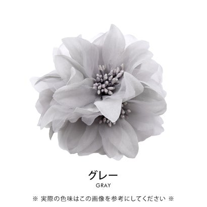 アクアガレージ aquagarage コサージュ フラワー （ネイビー）｜詳細画像