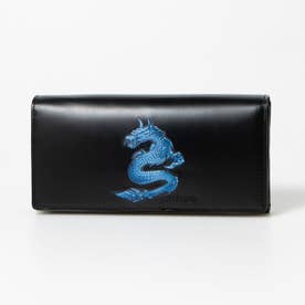 ネオドラゴン かぶせ長財布 （ブルー）