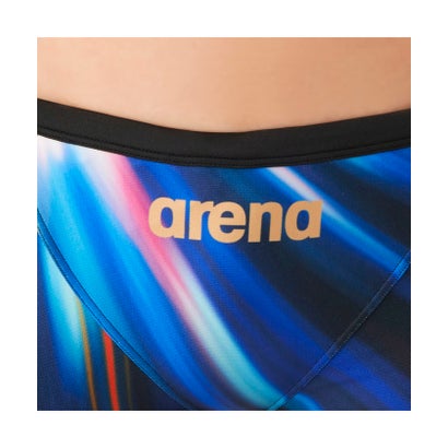 アリーナ arena スイミング タフスーツ トレーニングスパッツ ショートレッグ メンズ 水泳 競泳 練習用水着 スイムウェア プール フ 【返品不可商品】 （PKWH ピンク×ホワイト）｜詳細画像
