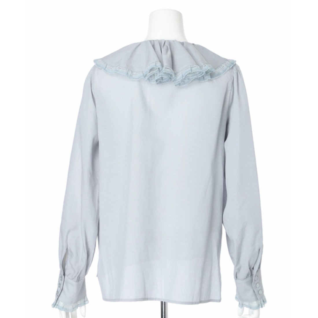 カデュネ CADUNE ラッフルブラウス （白） -ファッション通販 FASHION 